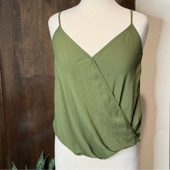 Naked Zebra overlap tank top Sleeveless Blouse Women’s size S - Picture 1 of 5